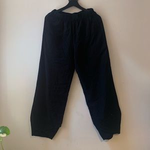 Noracora black summer trousers